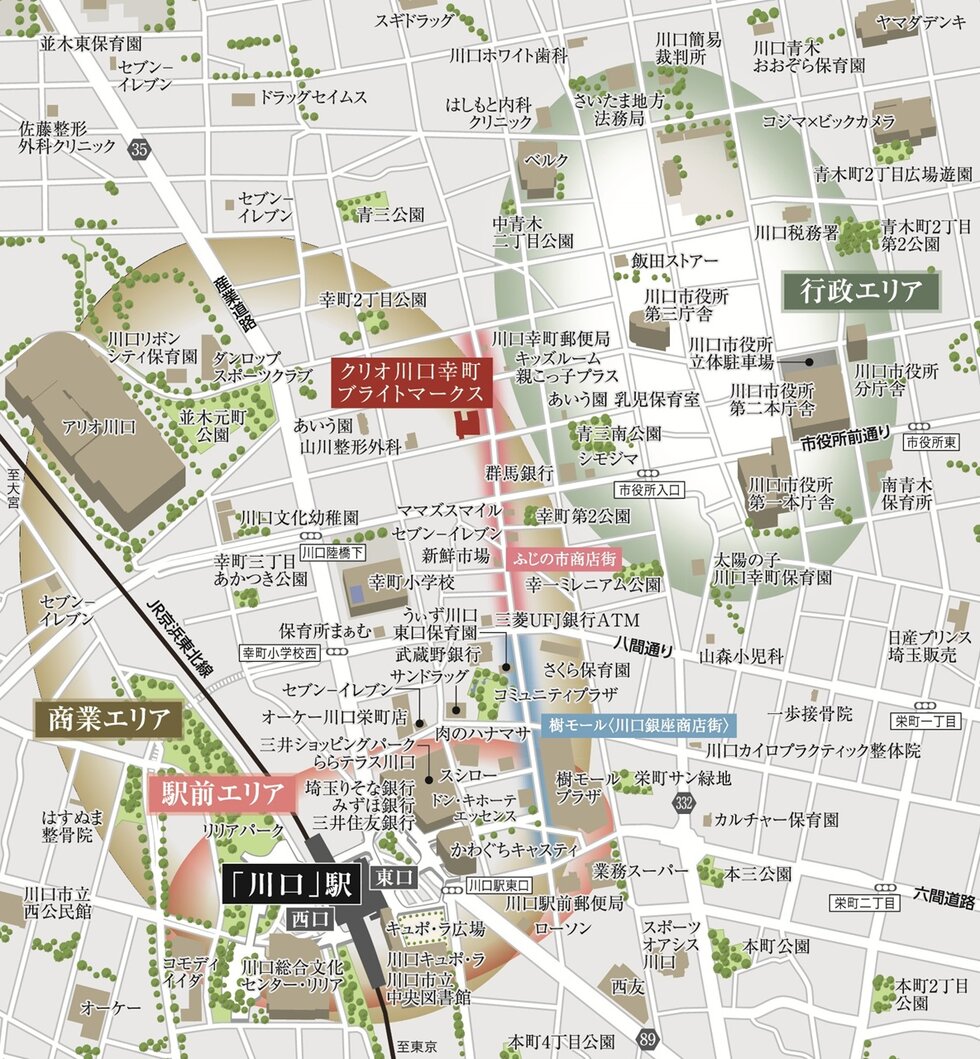 現地案内図