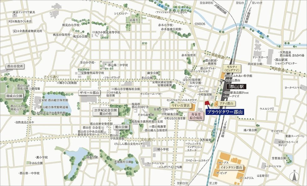 現地案内図
