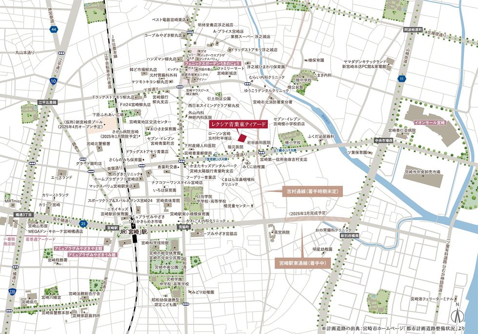 現地案内図