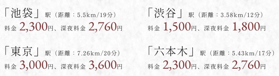 TAXIアクセス