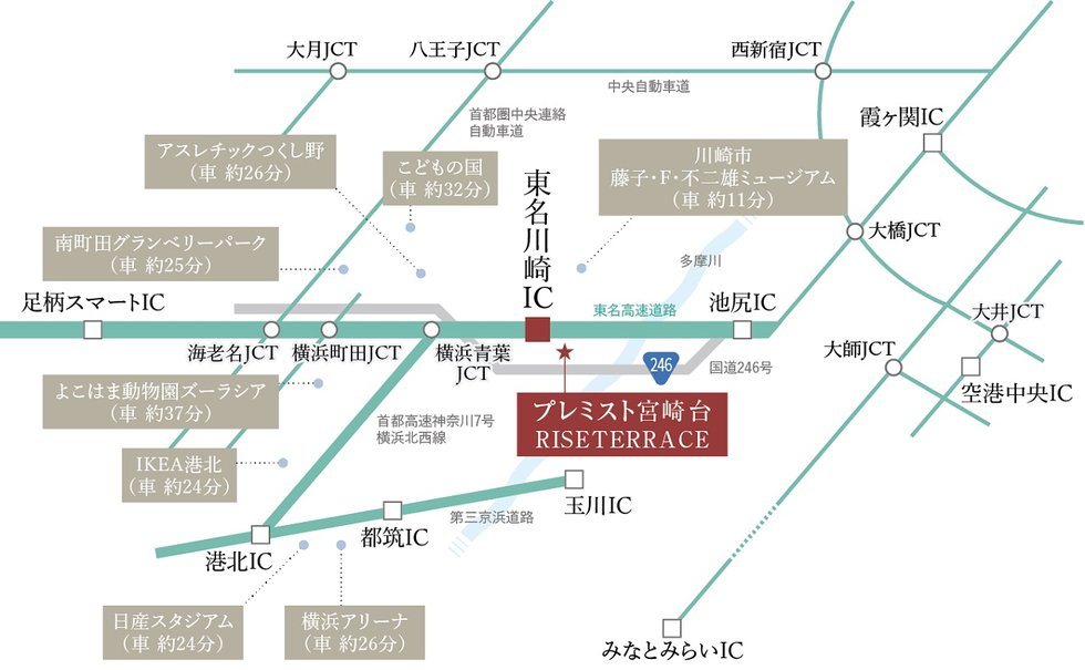 CAR ACCESS
県内・県外への移動を軽やかにする、スムーズなカーアクセス。