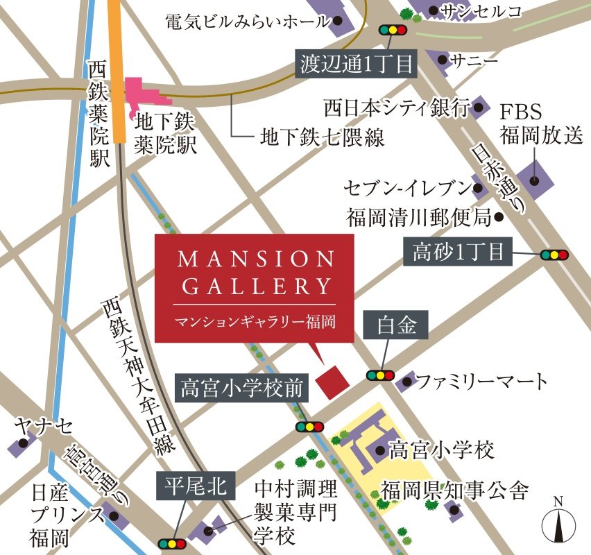 マンションギャラリー案内図