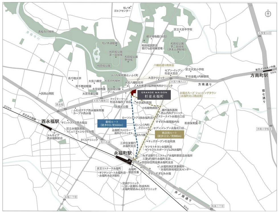 現地案内図