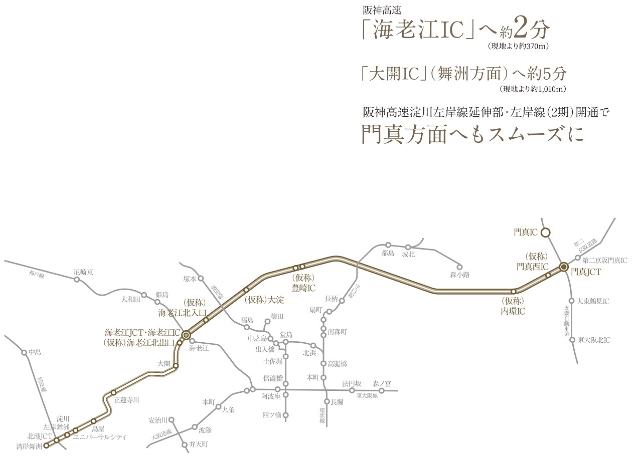 CAR ACCESS
高速道路が利用しやすく、
各方面へのお車でのお出かけが快適。