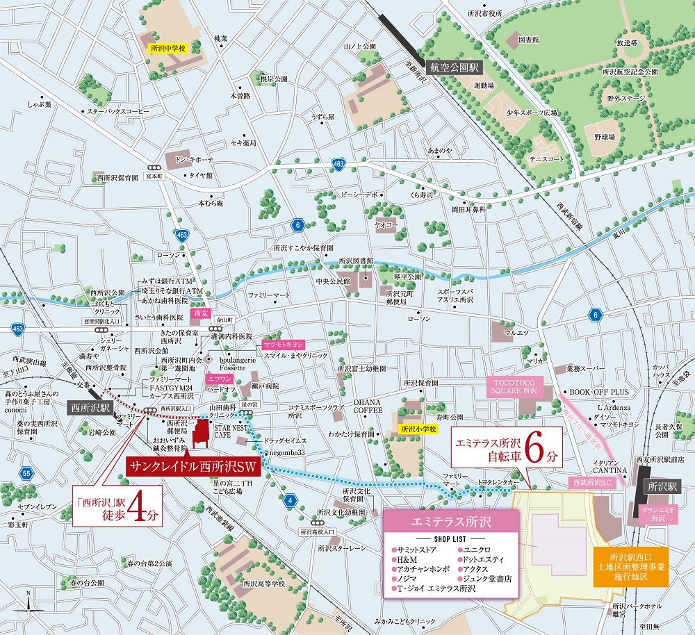 現在案内図