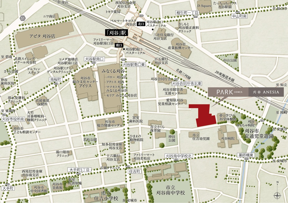 現地案内図