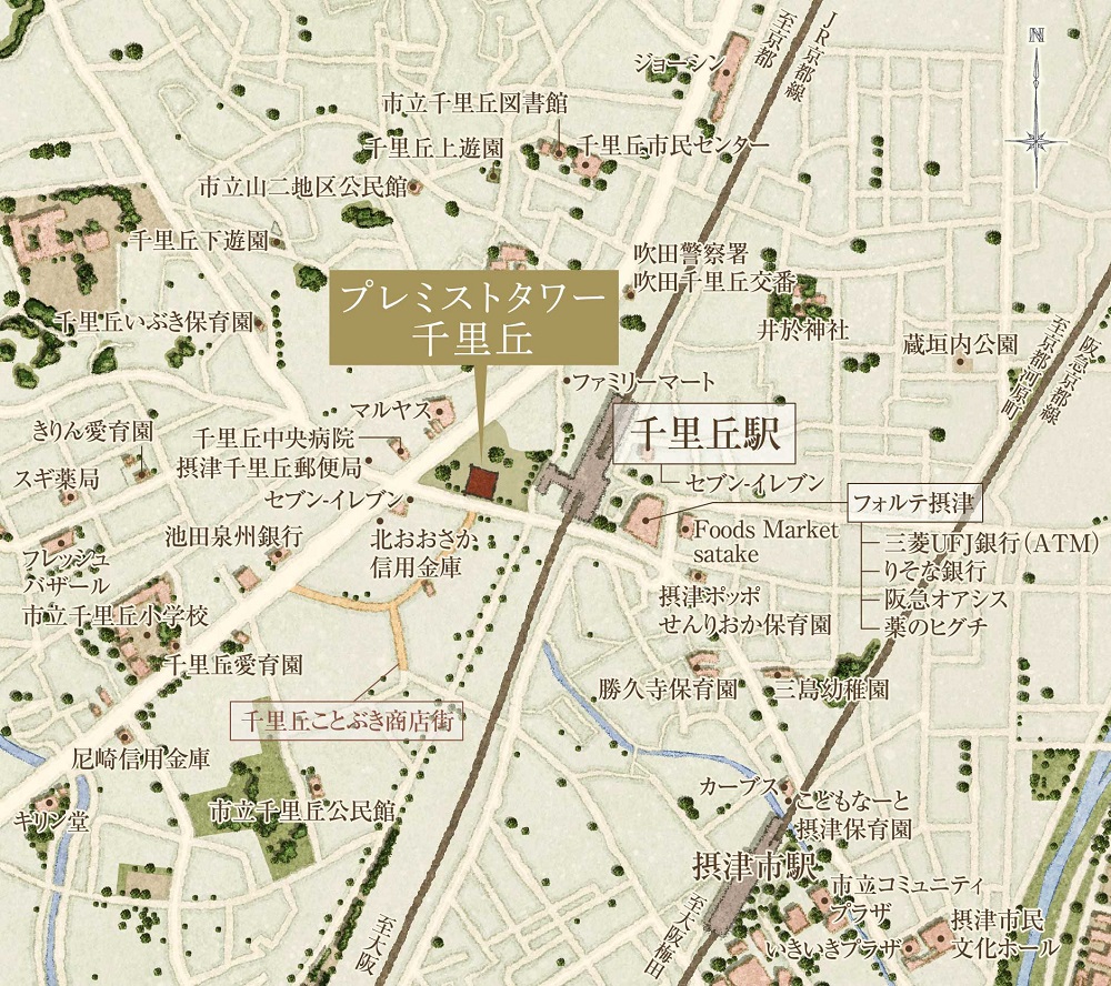 現地案内図