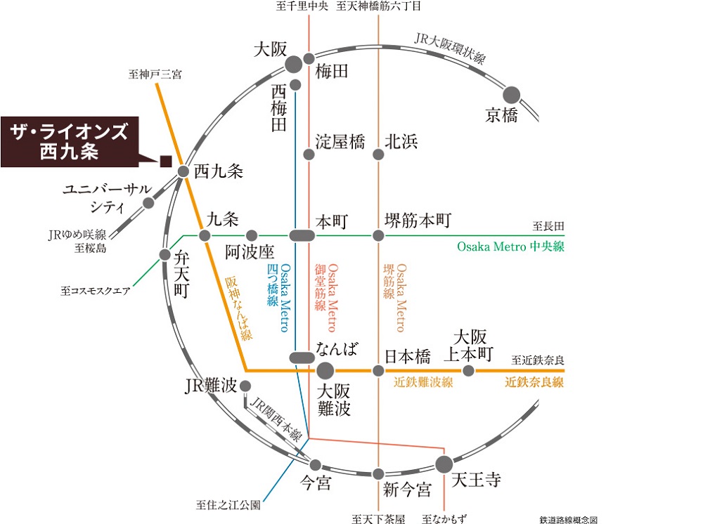 3線2駅が身近、都心の華やぎを謳歌する。