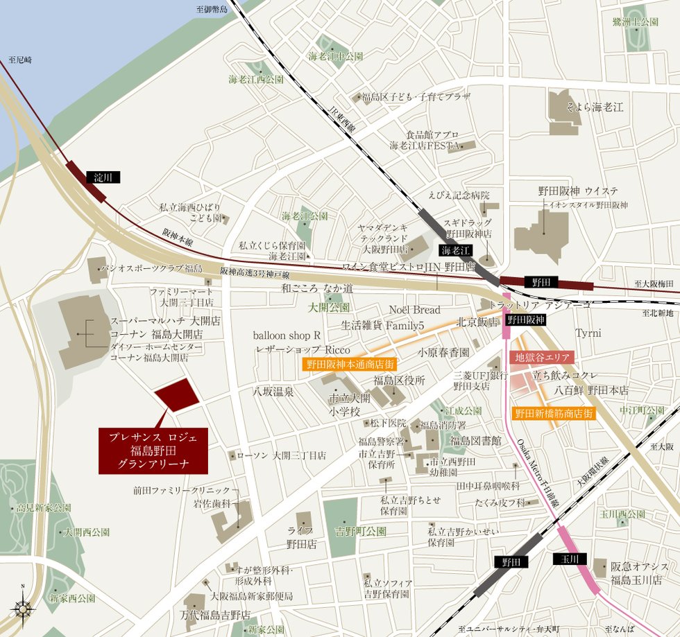 現地案内図