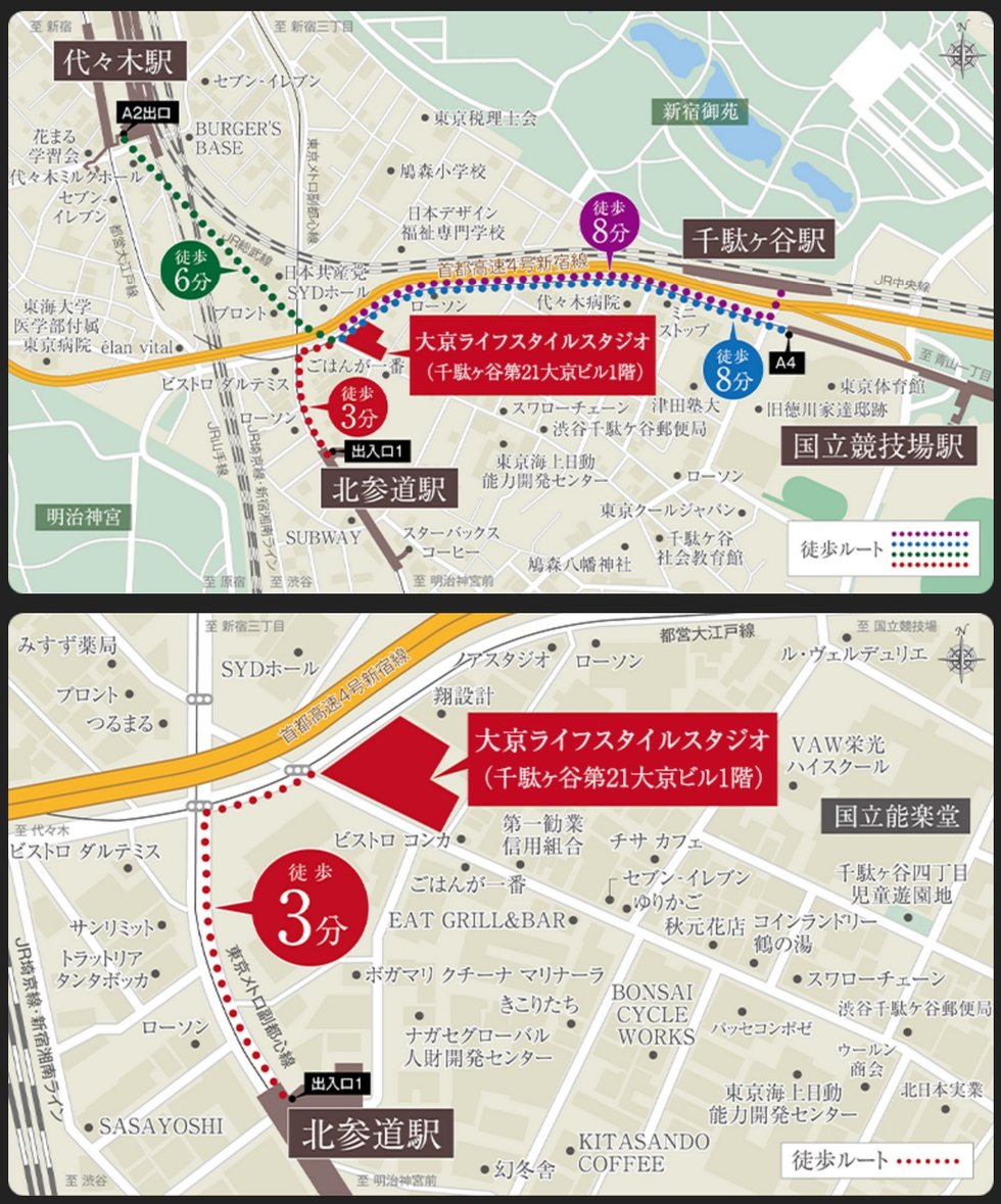 DAIKYO LIFESTYLE STUDIO(東京)案内図