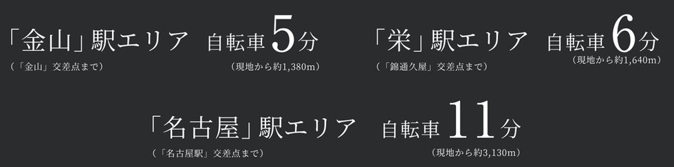 Bicycle
自転車でも都心を使いこなせる好ポジション。