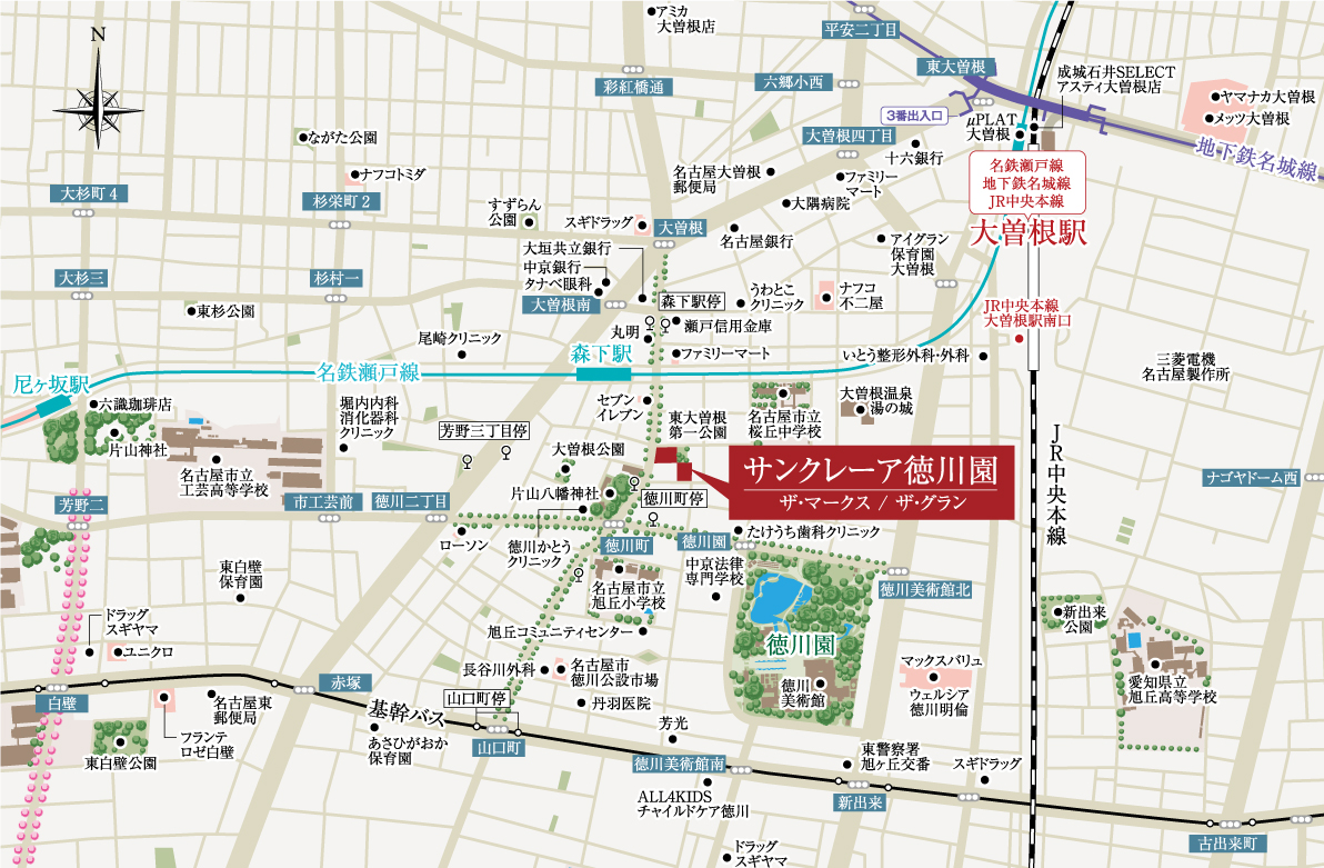 現地案内図