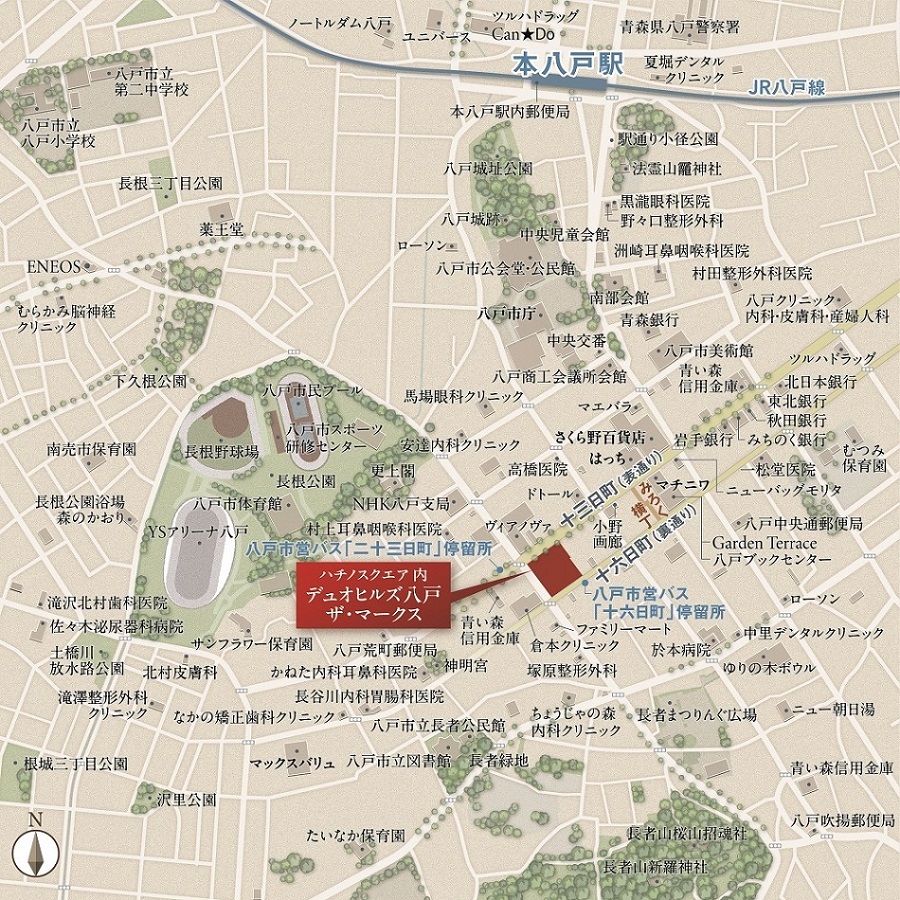 現地案内図