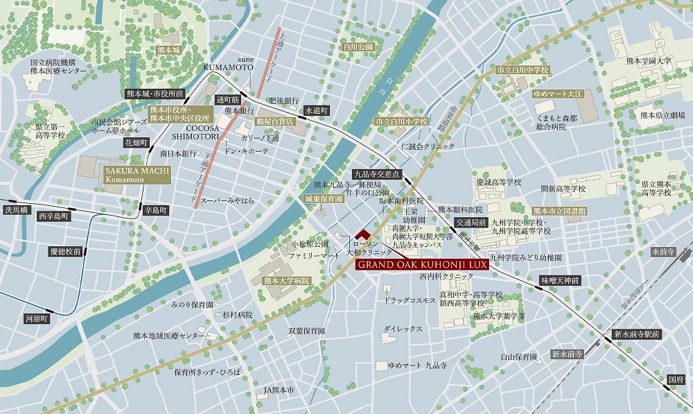 現地案内図