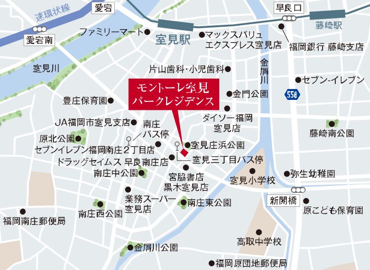 現地案内図