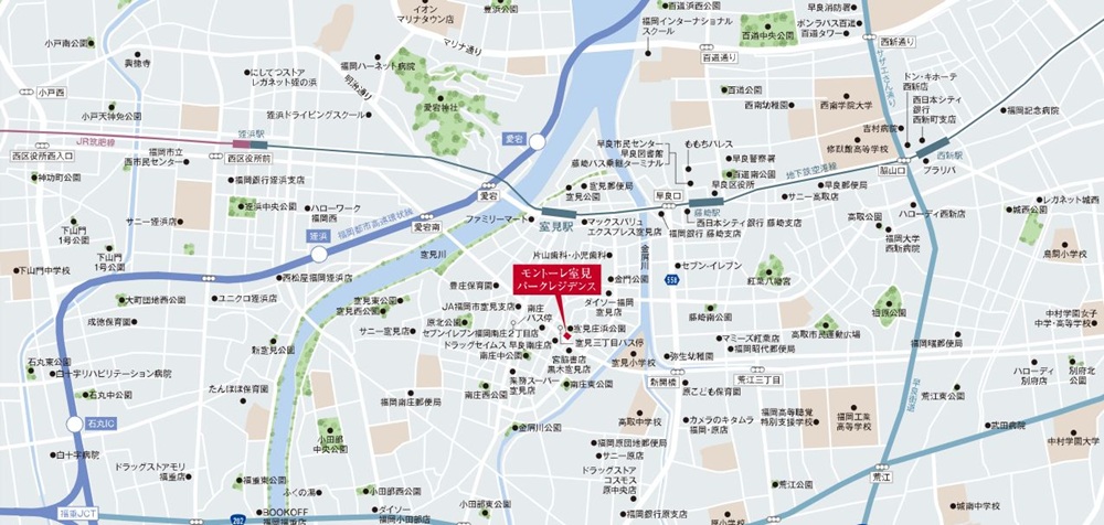 現地案内図