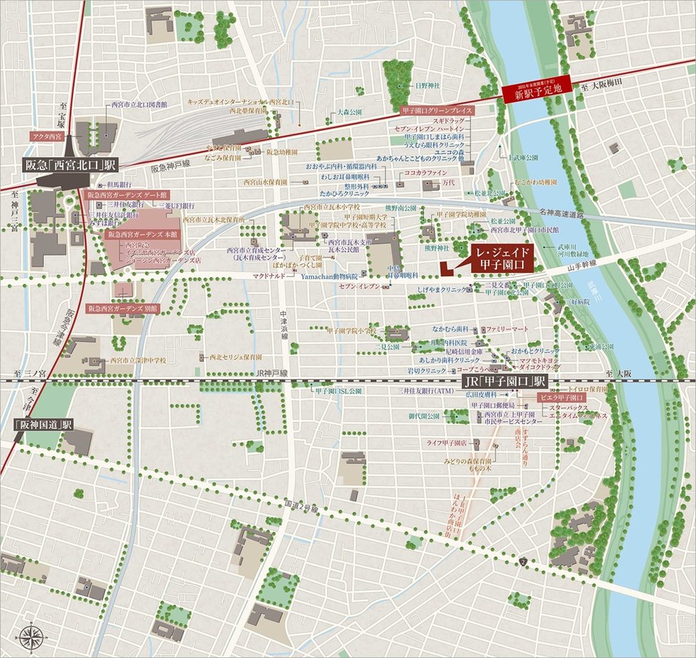 現地案内図