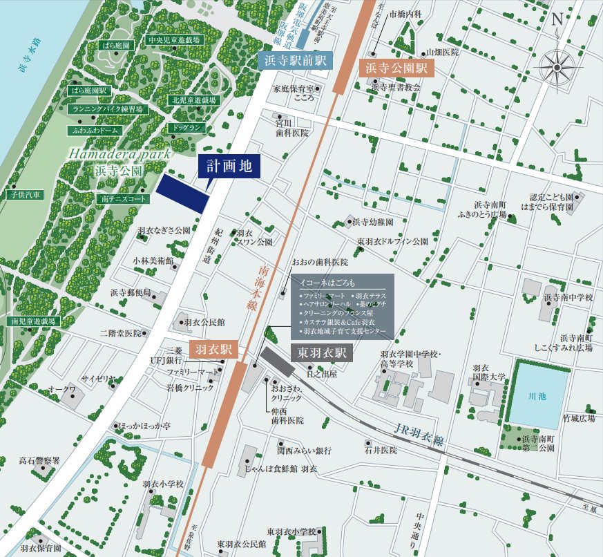現地案内図