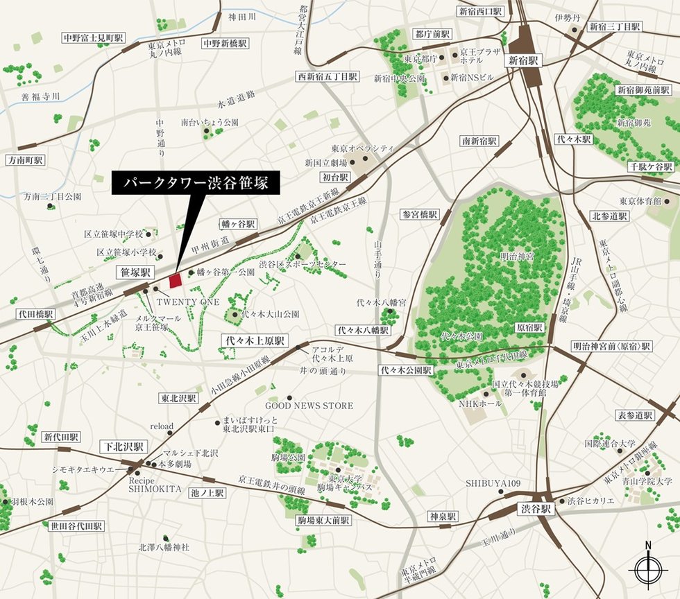 現地案内図