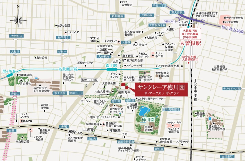 現地案内図