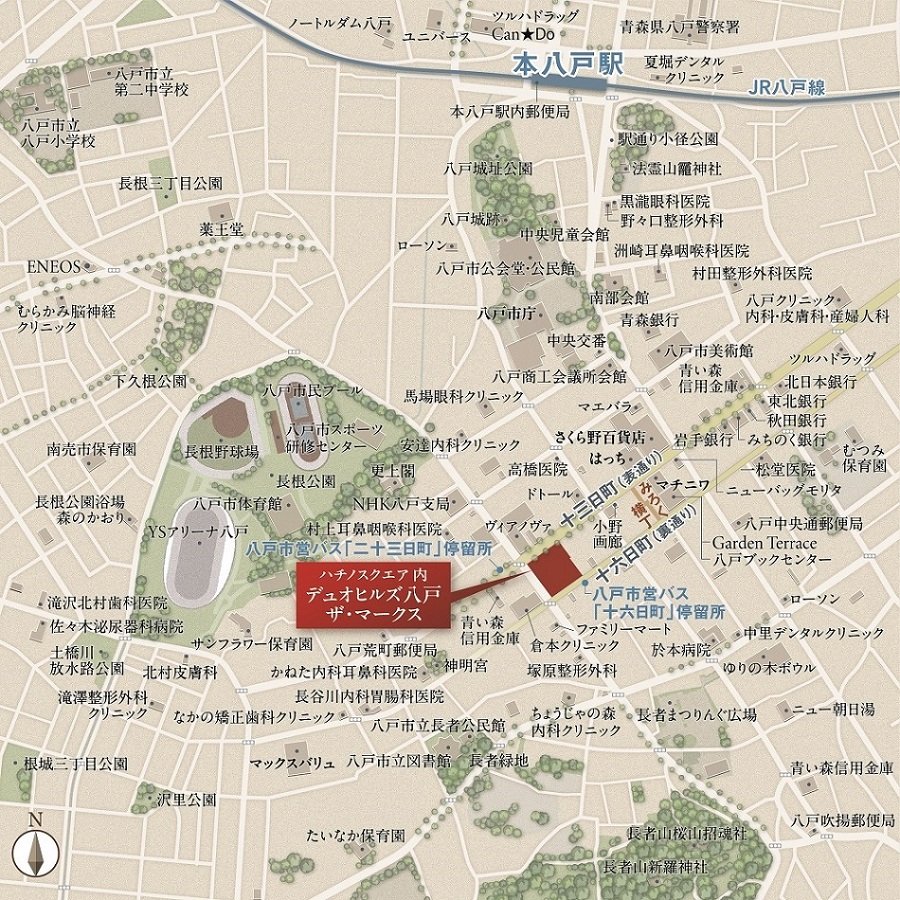 現地案内図