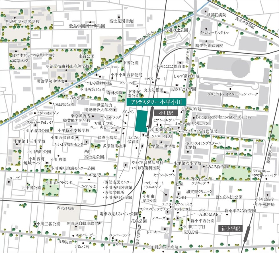 現地案内図