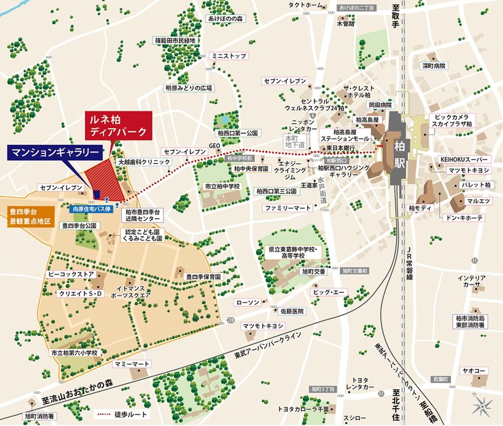 現地案内図