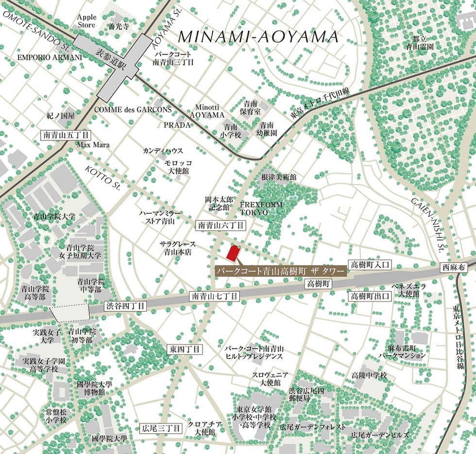 現地案内図
