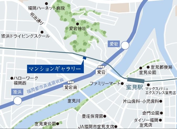 マンションギャラリー案内図