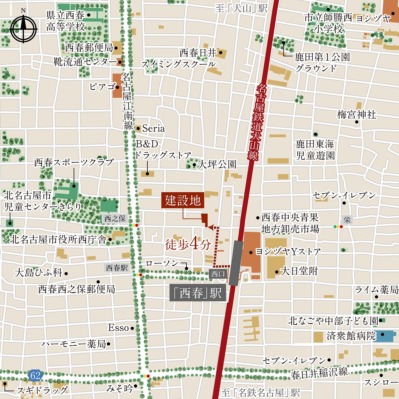 現地案内図