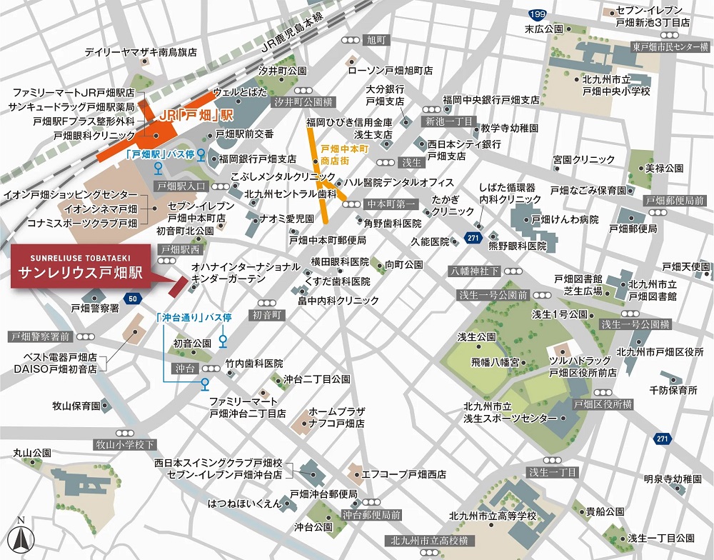 現地案内図
