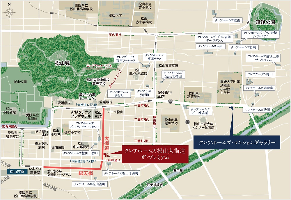 現地案内図