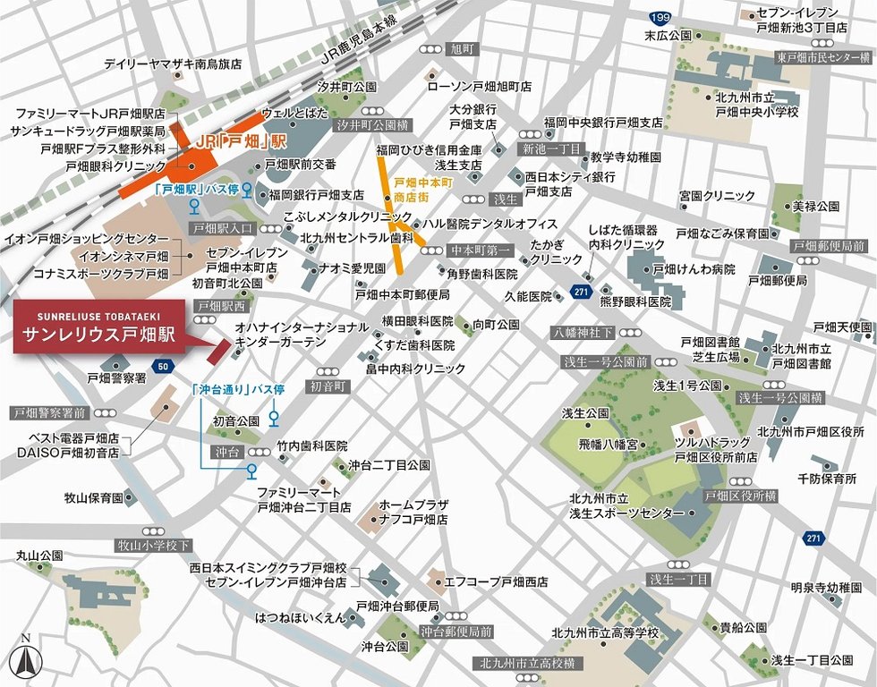 現地案内図