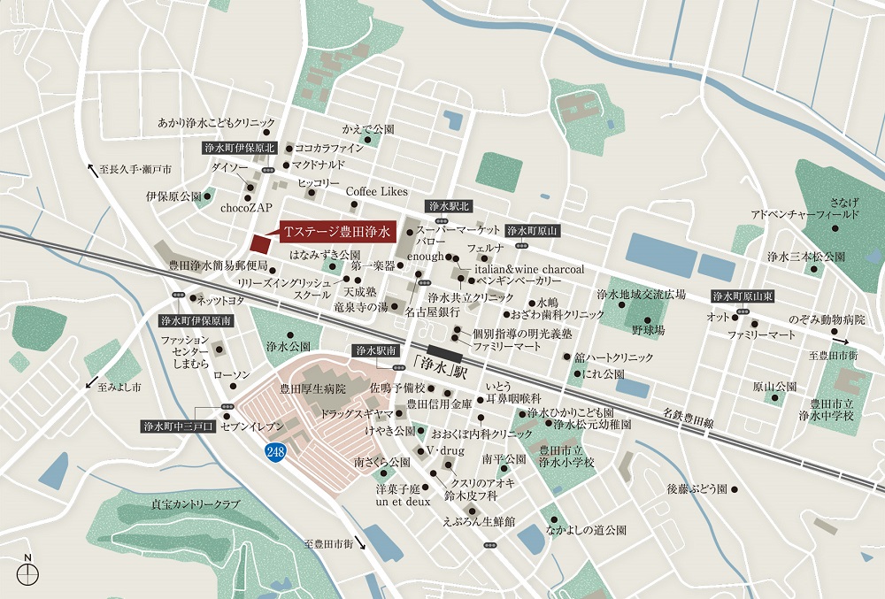 現地案内図