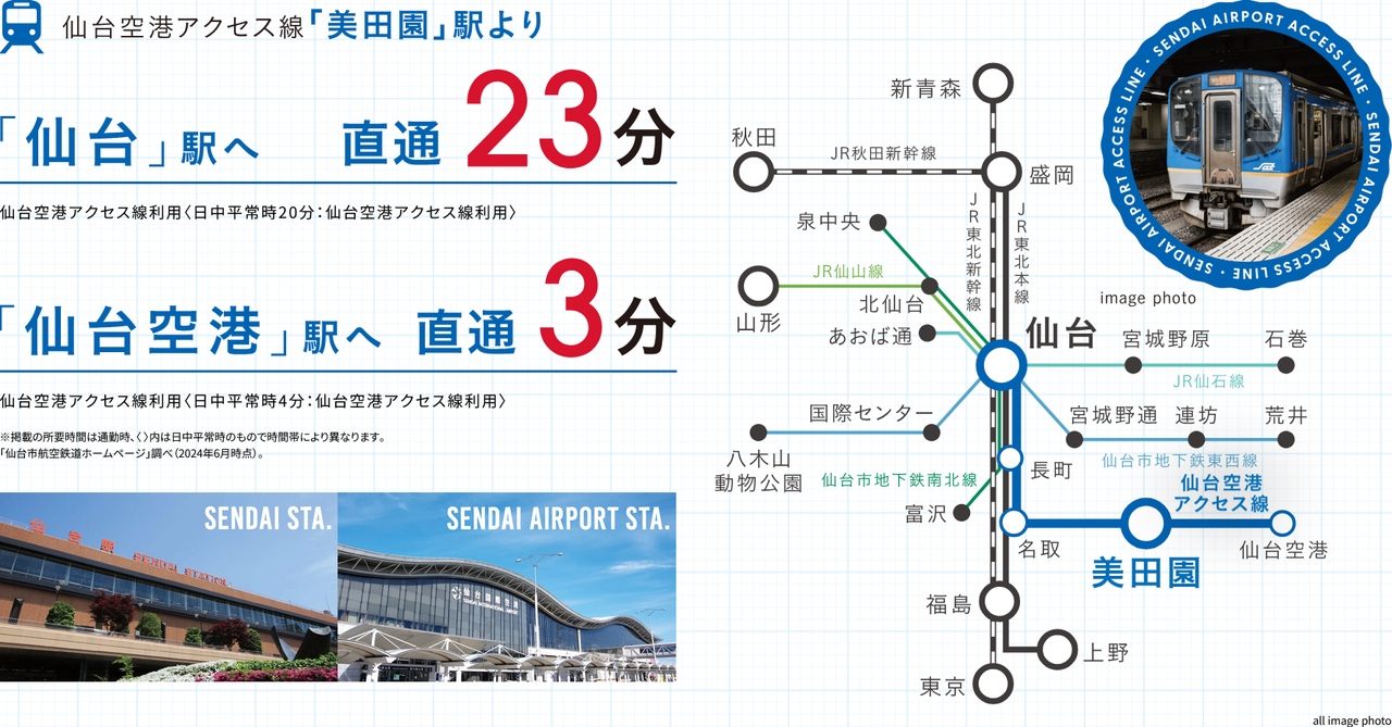 主要都市や空港へスマートにつながる快適アクセス