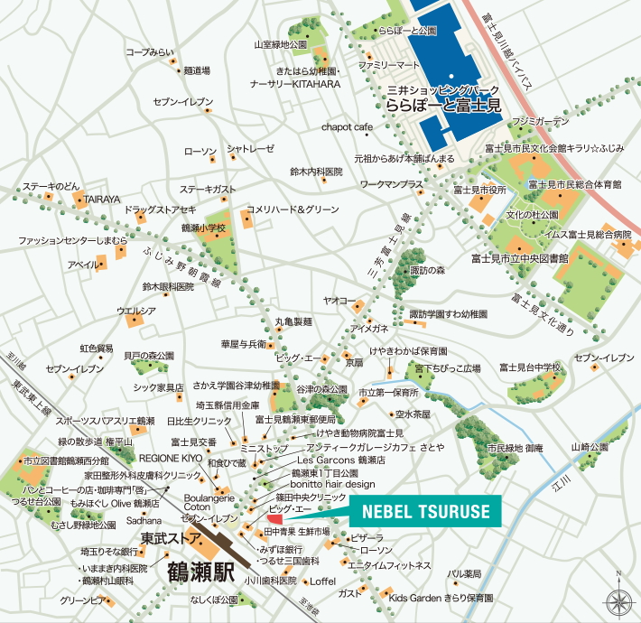 現地案内図