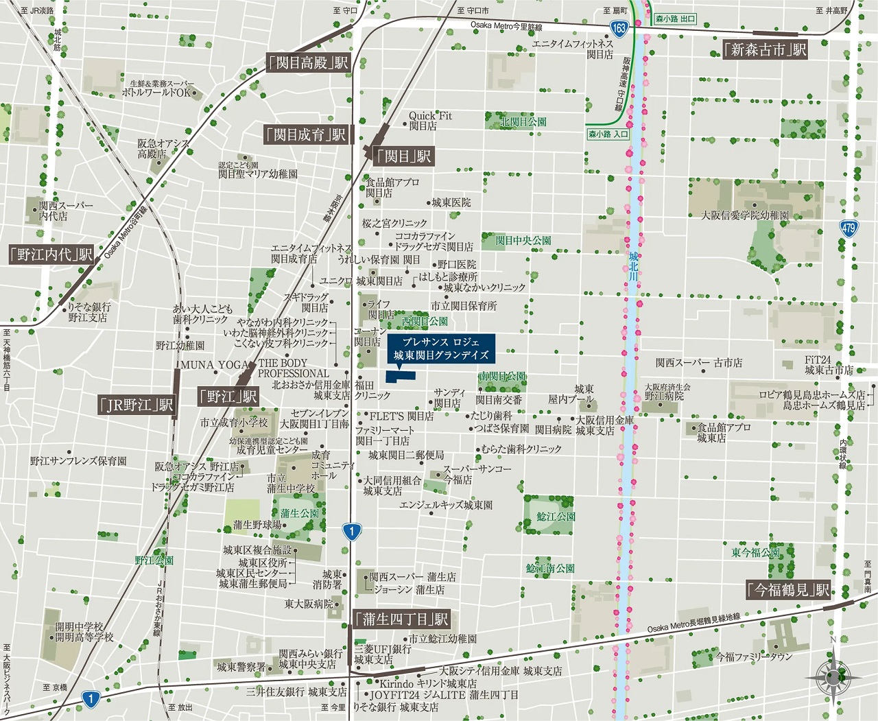 現地案内図