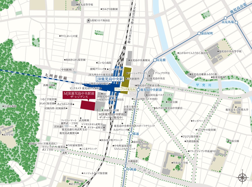 現地案内図