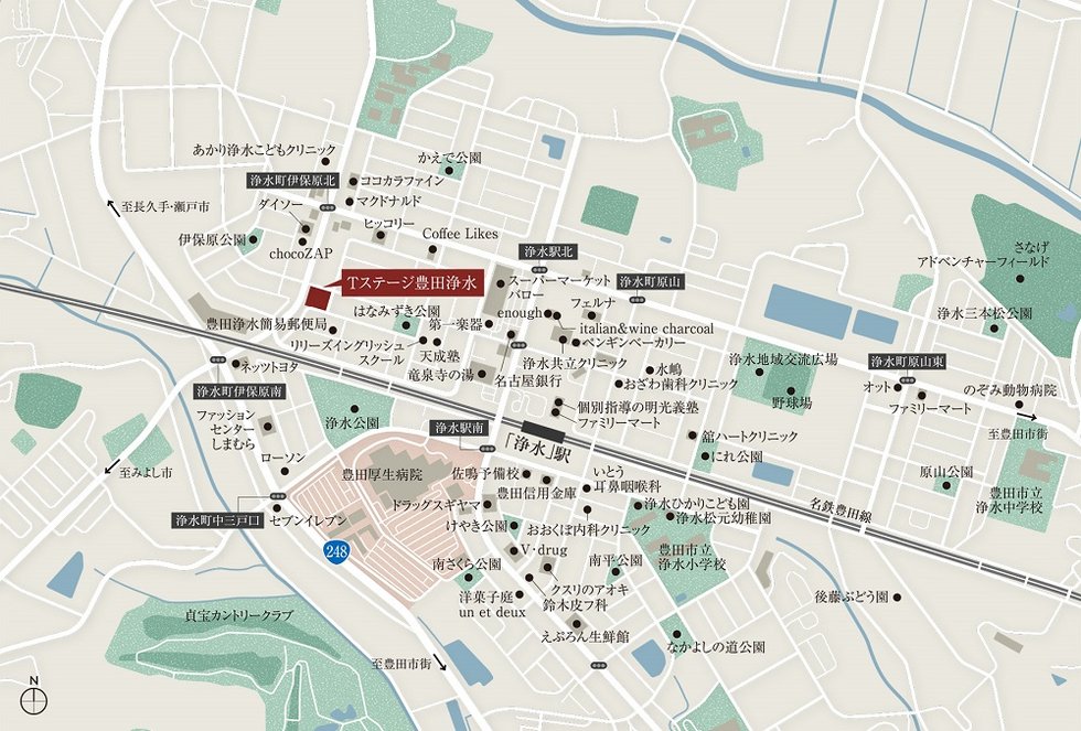 現地案内図