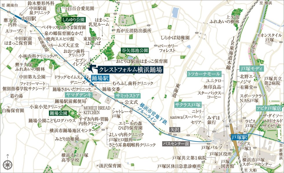 現地案内図