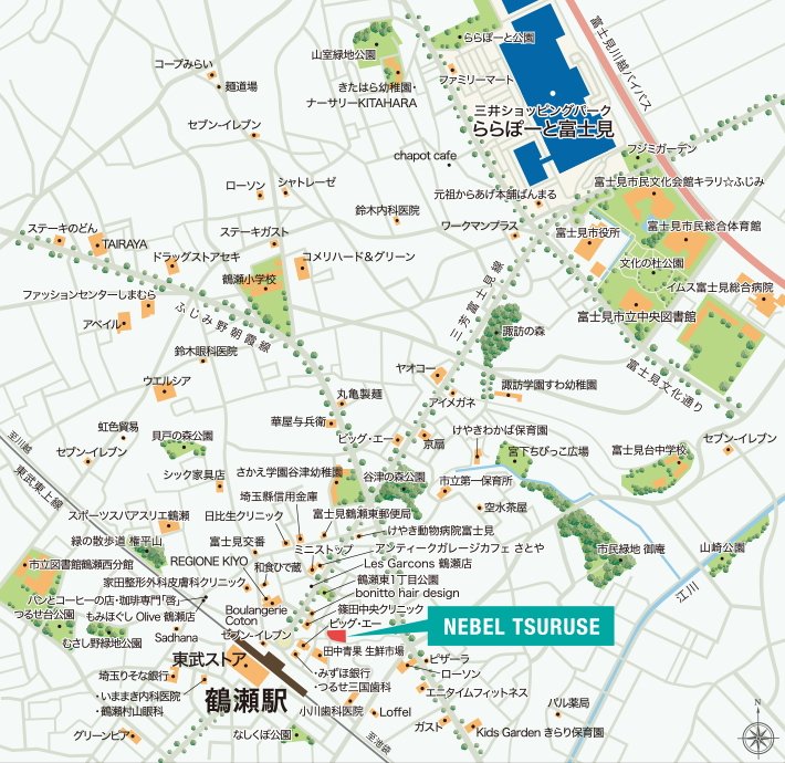 現地案内図