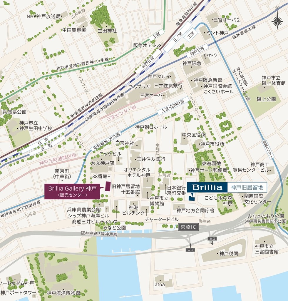 現地案内図