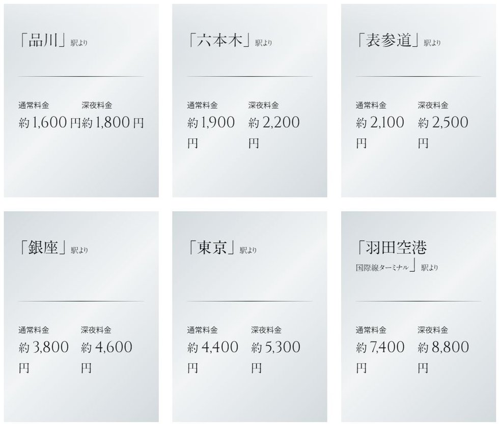 タクシーアクセス