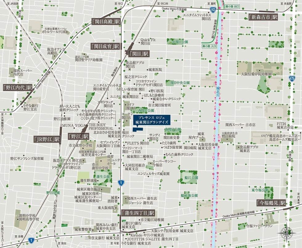 現地案内図