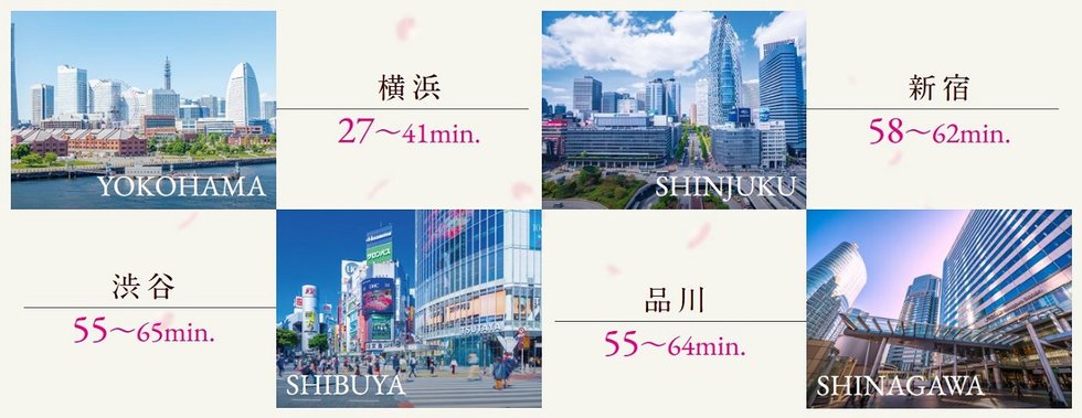 主要駅へのスムーズなアクセスでビジネスやレジャーにゆとりを。