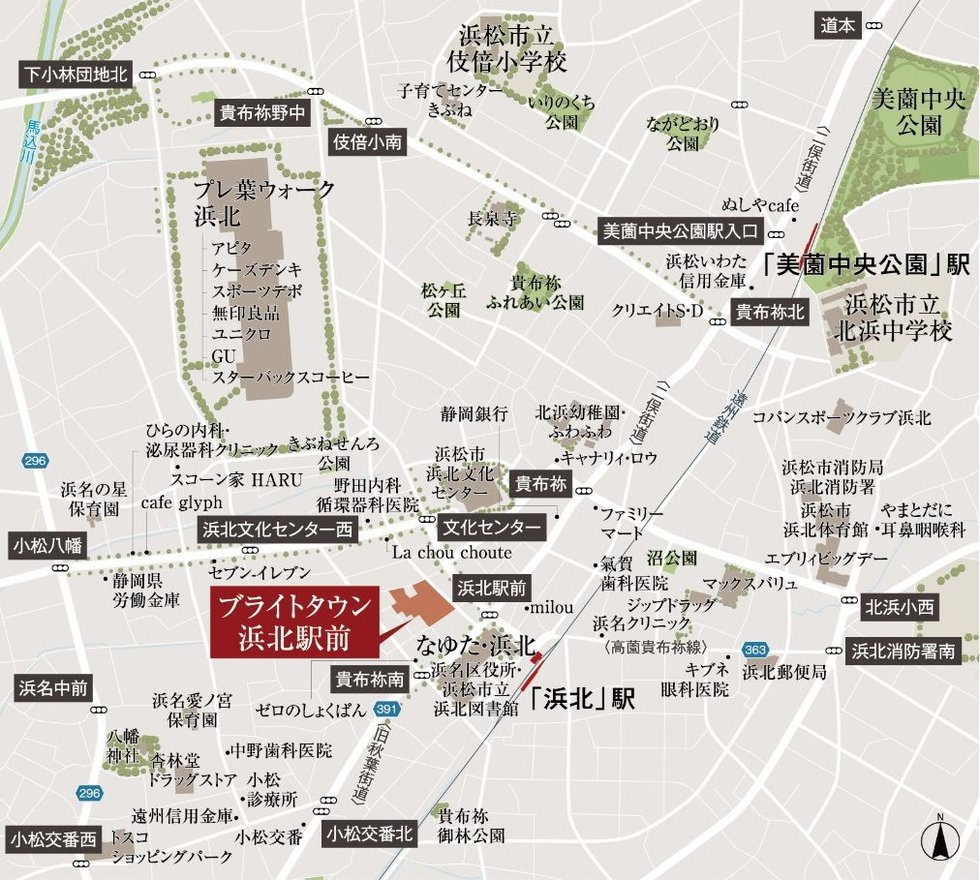 現地案内図