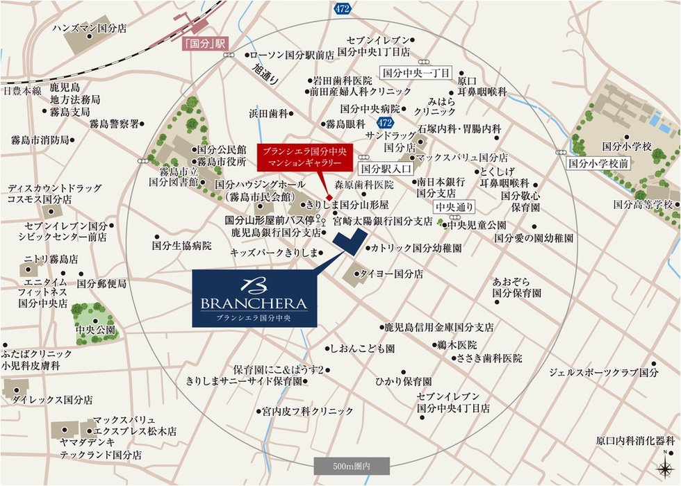 現地案内図