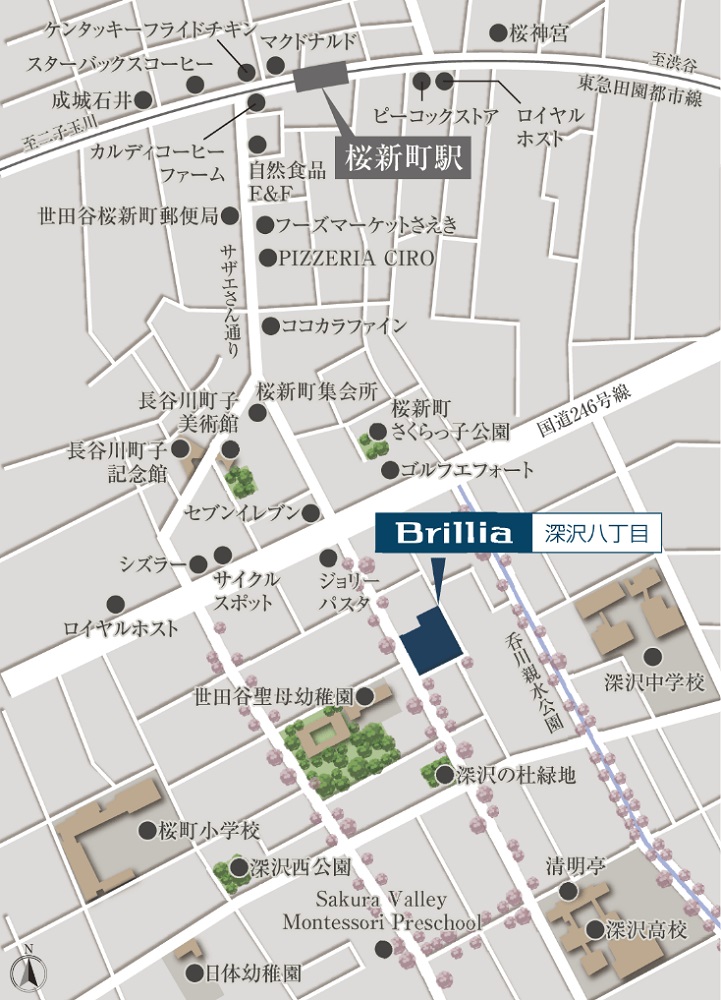 現地案内図