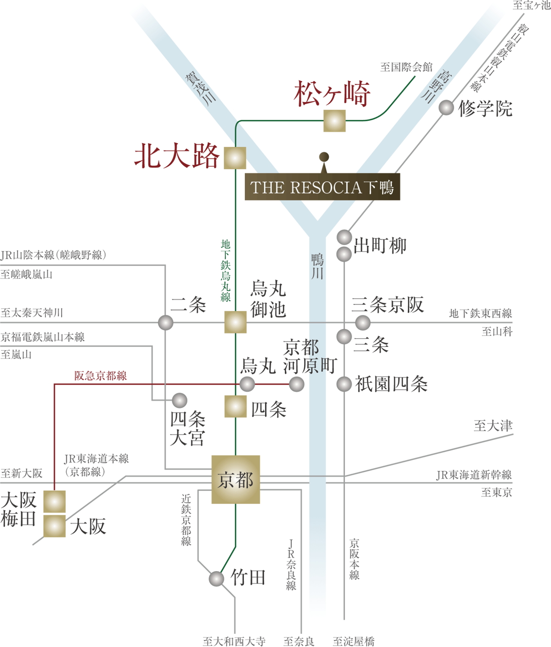 交通アクセス図