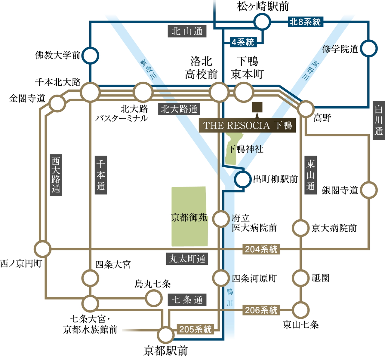 バス路線図